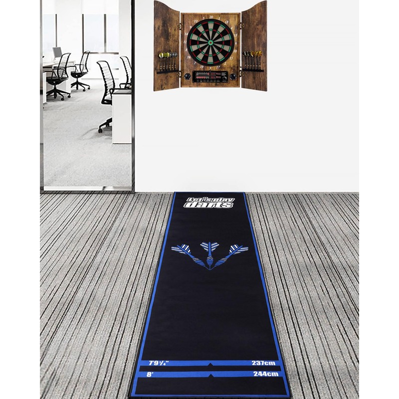 Yirinatek Professional Darts Mat with Oche Line System & Throw