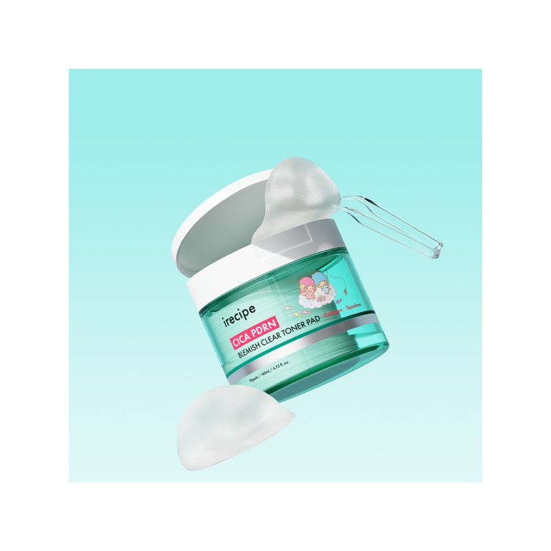 Irecipe 콜라보 시카 PDRN 흔적 클리어 쿨링 진정 미백 토너
