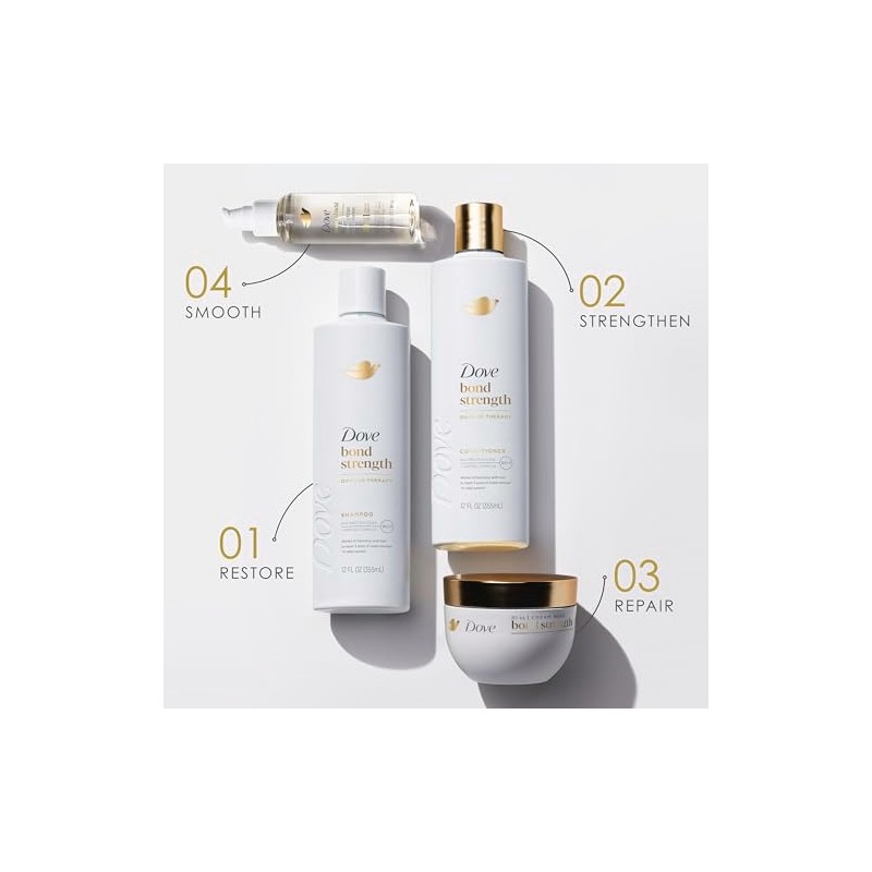 Dove Acondicionador Bond Strength Para Cabello Químicamente Dañado Con Tecnología