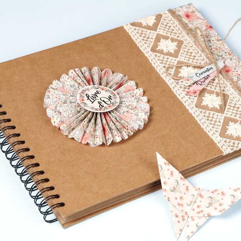 Clairefontaine 95431C Spiral Guest Book 27 x 20 cm 40