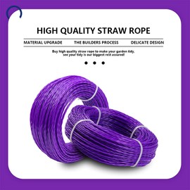 Trimmer Line, Twisted Cord Wire Spiral String Weed Trimmer Line .080-inch Diameter 164 Foot Length (Purple)