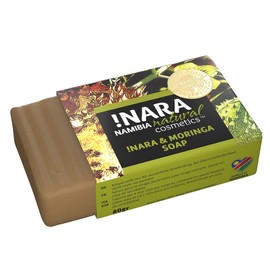 Nara Soap with Moringa, Handmade Natural Cosmetics Oil Soap for Daily Face Care and Body Care (1 x 80 g)