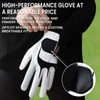 FINGER TEN Mens All Weather Cabretta Synthetic Leather Natural Fit