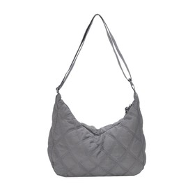 Crossbody Purses for Women Shoulder Handbags Waterproof Nylon Travel Bag Pocketbooks (Sky Grey)