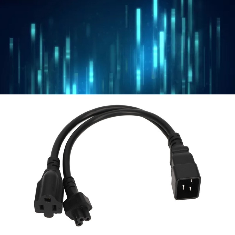 IEC320 C20 to IEC320 C5 5 15R Power Cord Male