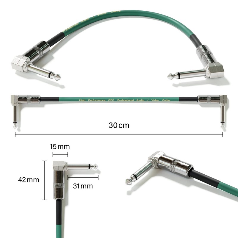 ExcelValley - 1 Piece - Right Angle Guitar Pedal Effect
