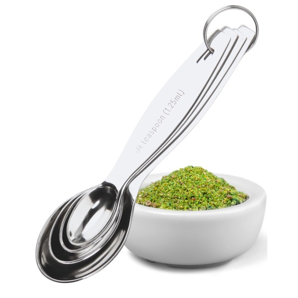 Sabatier Stainless Steel Measuring Spoon Set – Professional Grade Kitchen
