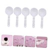 BIUDECO 5pcs Transparent Measuring for Facial Mask Practical Gauge for