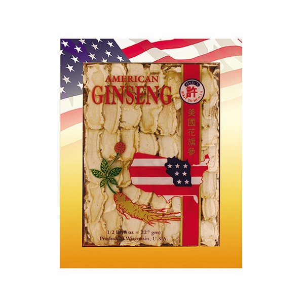 Hsu's Ginseng SKU 126-8 | Mixed Medium-Large Slices | Cultivated
