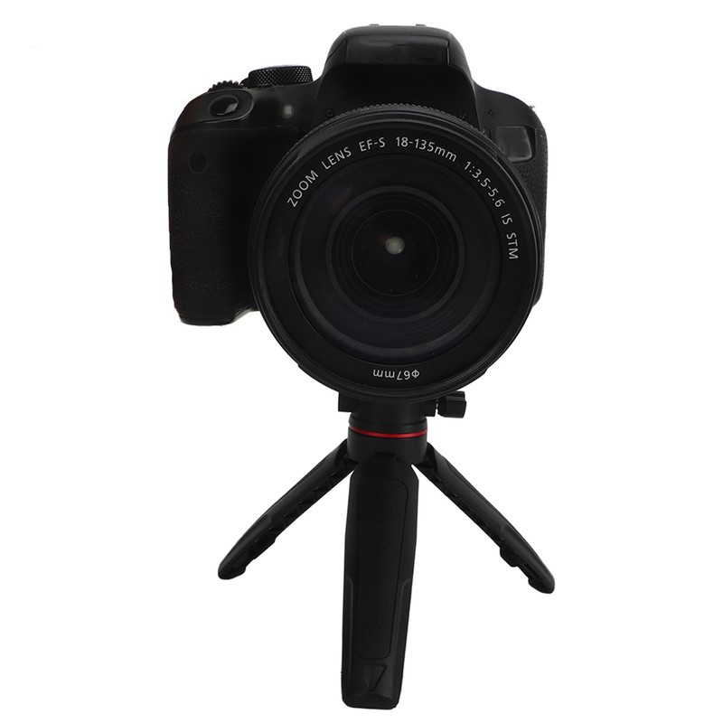 Desktop Camera Tripod with Non Slip Silicone Pad Multifunctional 1/4in