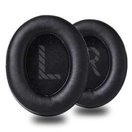 Letsactiv Professional Replacement Earpads for Letsactiv Wireless Headphones for TV, Soft Protein Leather, Noise Cancelling Memory Foam, Black ONLY for M98, M98A and M98B Headphones