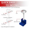 4PCS Truck Tool Box Mounting Kit, J Hook Truck Crossover