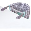 Adora Portable Table Zig Zag Feeding Seat in Teal Pattern