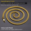 PROSTEEL Gold Plated Necklace for Men's Long Necklace Layering Necklaces