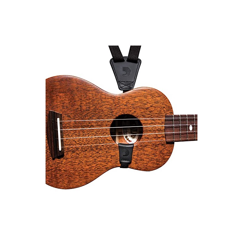 D'Addario Ukulele Strap - Clip On - Eco-Comfort - Ukelele