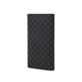 Daks (신세계센텀점)DBWA5E121BK 장지갑LOUIS PVC루이스 PVC 블랙 가죽 로고 DD 패턴 (DBW A5E121 BK) Long Wallet LOUIS PVC Black Leather Logo DD Pattern