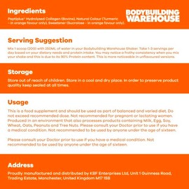Bodybuilding Warehouse Pure Peptiplus Hydrolysed Collagen Powder - Bodybuilding Warehouse (Unflavoured, 500g)