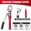 ROGVOC Propress Tool, Hydraulic Pipe Crimping Tool with 1/2, 3/4,
