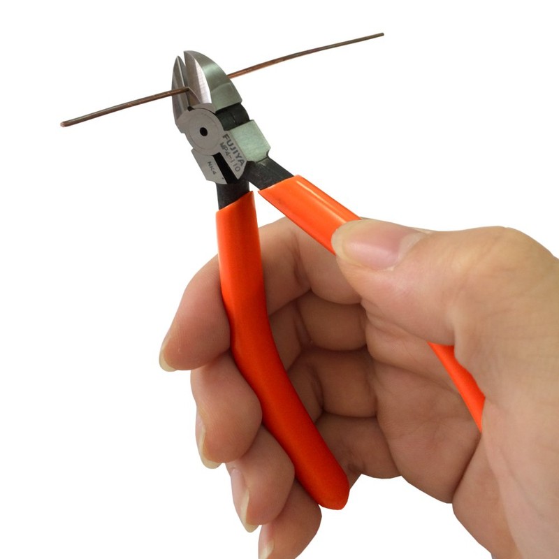 フジ矢 スモールニッパ 110mm 刃部鏡面仕上げ より線Ф2.0まで切断可能 MP4-110