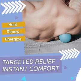 Acupoint Physical Massage Therapy Ball Set - Ideal for Yoga, Deep Tissue Massage, Trigger Point Therapy and Myofascial Release Physical Therapy Equipment