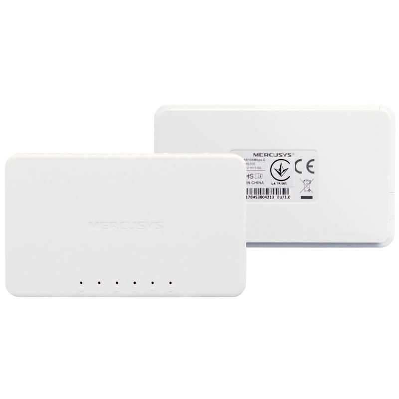 Mercusys MS105 Switch de Escritorio de 5 Puertos, 10 /