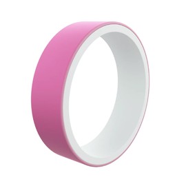 QALO Women's Rubber Silicone Ring, Switch Reversible Rubber Wedding Band, Breathable, Durable Engagement Silicone Ring, 6mm Wide 1.85mm Thick, Fuschia & True White, Size 5