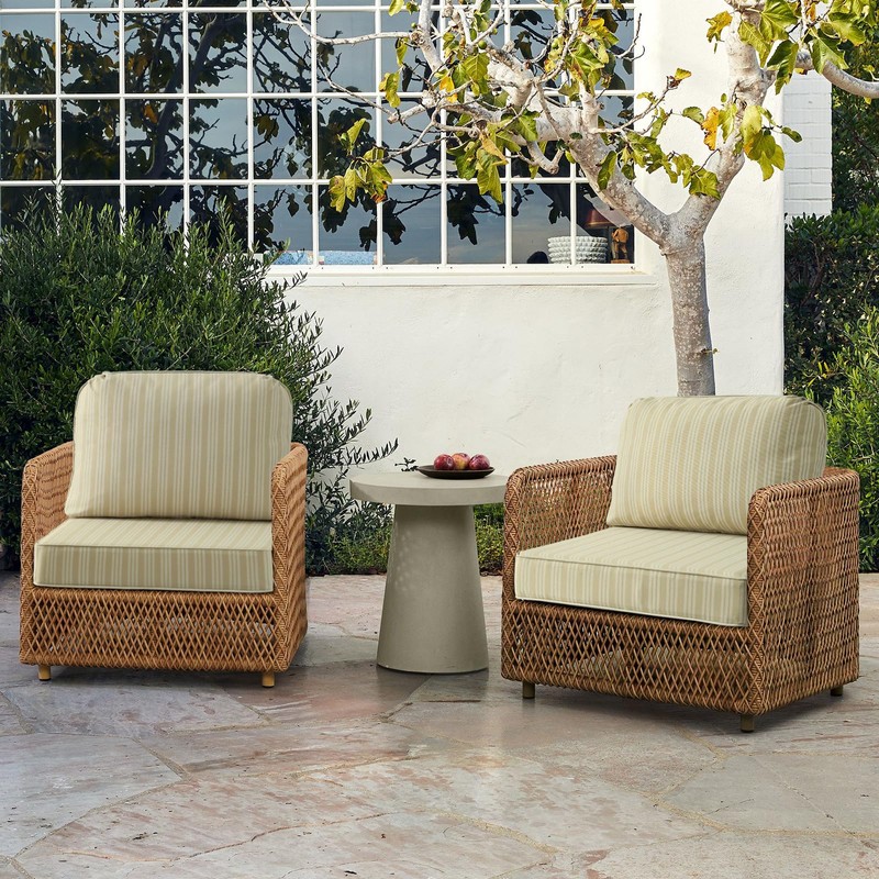 Supdurplus Outdoor Cushions for Patio Furniture Set of 2, 24"x24"