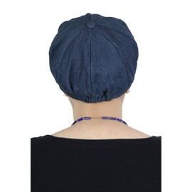 Newsboy - Gorra para mujer, estilo taxi, de verano, para mujer, indigo, M
