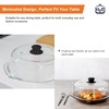 OEC Tall Vented Splatter Guard Microwave Borosilicate Glass Cover 10"