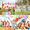 50 x 8g Thick Assorted Colours Of Children's Punch Balloons,