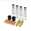 Tiardey 19pcs MB15 15AK Contact Tip& Tips Holder Difuser &