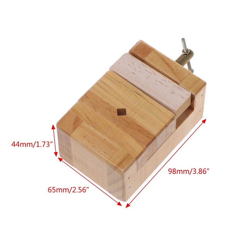 Lyguy Vise, Wood Flat Vise Mini Clamp-on Bench Vise Flat