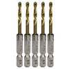 SK11 Hex Shaft Tin Iron Drill, Fine Min, Set of