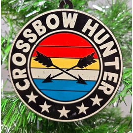 Archery Ornament - Crossbow Hunter Christmas Ornament