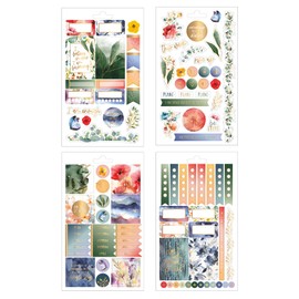 Paper House Productions Green Leaves Planner Stickers Multipack (Pack of 3)