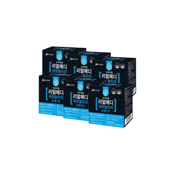 Joongwae Pharmaceutical Realmedi Kukdae RTG rTG Omega 3 6 boxes