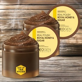 Neo Gender Massage Pore Cleaning Skin Moisturizing Real Polish Royal Honey & Sugar Face Scrub 2pcs 210g / 네오젠더마로지 모공청소 피부보습 리얼 폴리쉬 로얄 허니앤슈가 페이스 스크럽 2개 210g