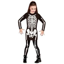 WIDMANN Child Skeleton Girl Costume, Dress