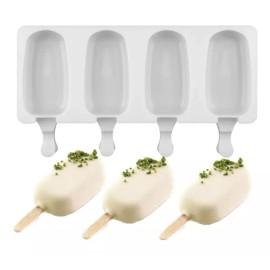 Vencort Molde Para 4 Paletas De Helado Grandes Tipo Magnum
