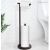 Free Standing Toilet Paper Holder Stand, Oil Rubbed Bronze Toilet