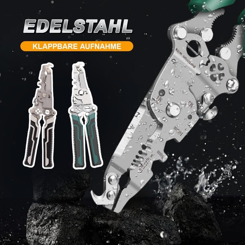 18 in 1 Foldable Wire Stripper, 2025 New Multifunctional Wire