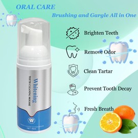 Foam Whitening Toothpaste, Ultra-fine Mousse Foam Deeply Cleaning Gums, Baking Soda Toothpaste for Great Oral Care
