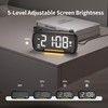 Digital Alarm Clock Radio for Bedrooms with Bluetooth Speaker, High