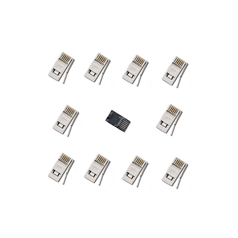 kenable BT 4 Wire 431A Telephone Crimp End Connector &