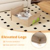 PETSITE Elevated Wood Cat Bed, Cute Small Pet Bed with
