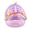 Inflatable Baby Swim Float Cartoon Shape Double Handle Inflatable Baby