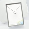 Sterling Silver Star Necklace for Women, Dainty Floating Star Pendant,