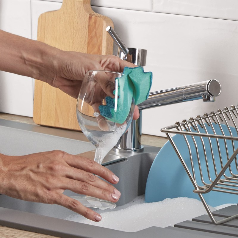 Spontex - Flexy Fresh Non Scratch Sponge Scourers - Efficient