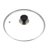 FUNOMOCYA Universal Pot Cover for 24cm Cookware Tempered Glass Lid