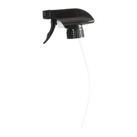 GPK4ALL 28-400 Black Fine Mist Trigger Sprayer for Standard 8oz and 16oz Boston Round Bottle, pack of 12pcs